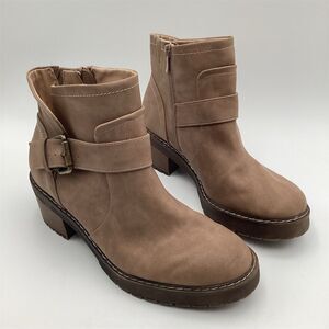 Torrid Women's Plus Size Ankle‎ Bootie Brown Wide Width Size 11